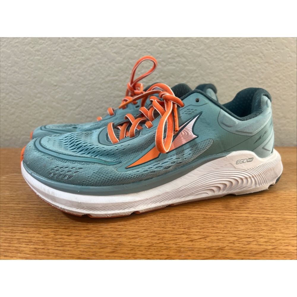 Altra Women's Paradigm 6 Road Running Shoes EGO MAX Guide Real Teal US Size 8